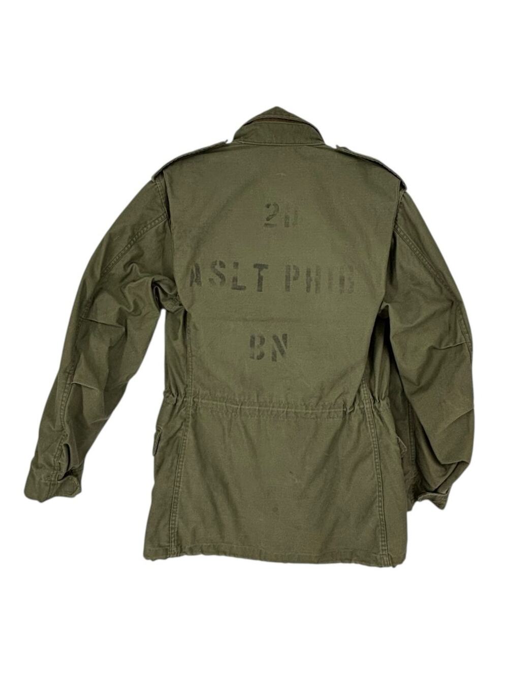 Vintage Army Field Jacket 2nd Amphibious Assault Battalion Marines Mens Small